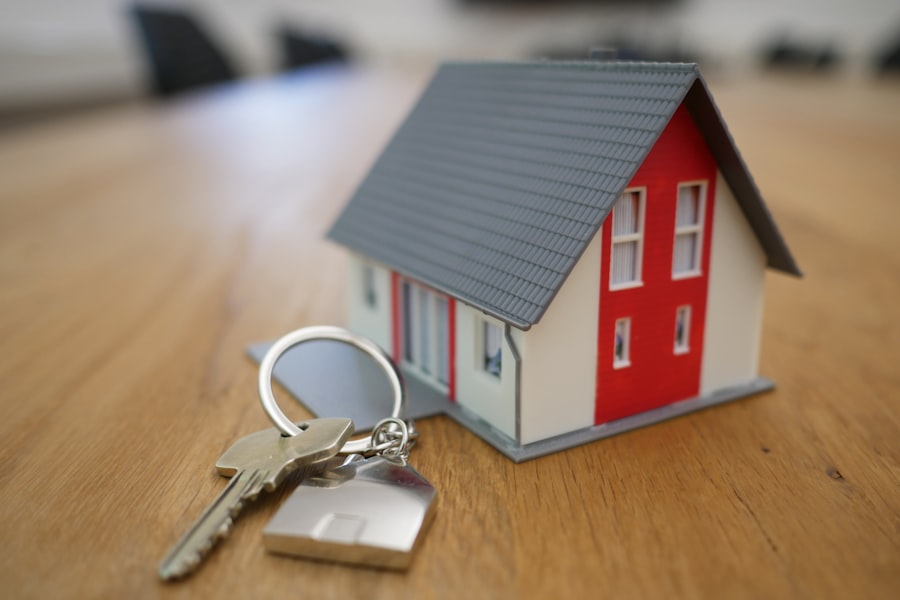 A couple receiving the keys to their new home loan approval
